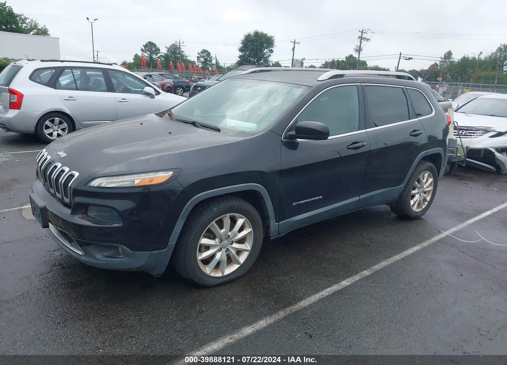 2015 JEEP CHEROKEE LIMITED VIN: 1C4PJLDBXFW770589