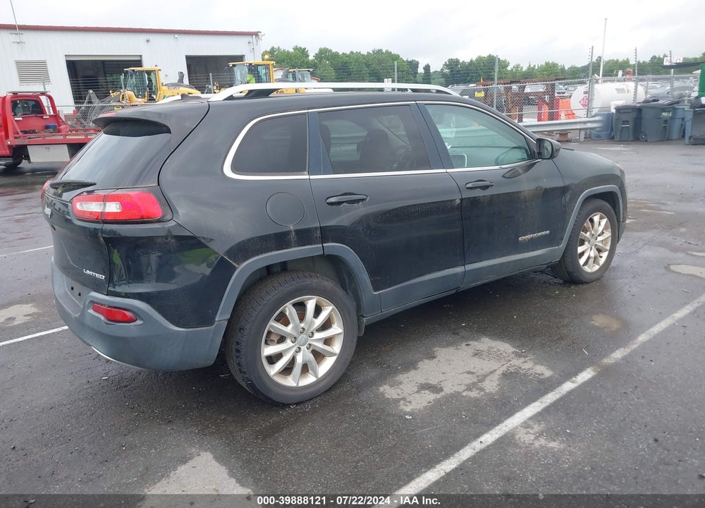 2015 JEEP CHEROKEE LIMITED VIN: 1C4PJLDBXFW770589