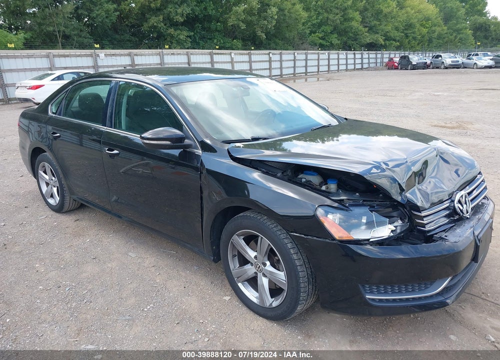 2012 VOLKSWAGEN PASSAT 2.5L SE VIN: 1VWBP7A36CC027712