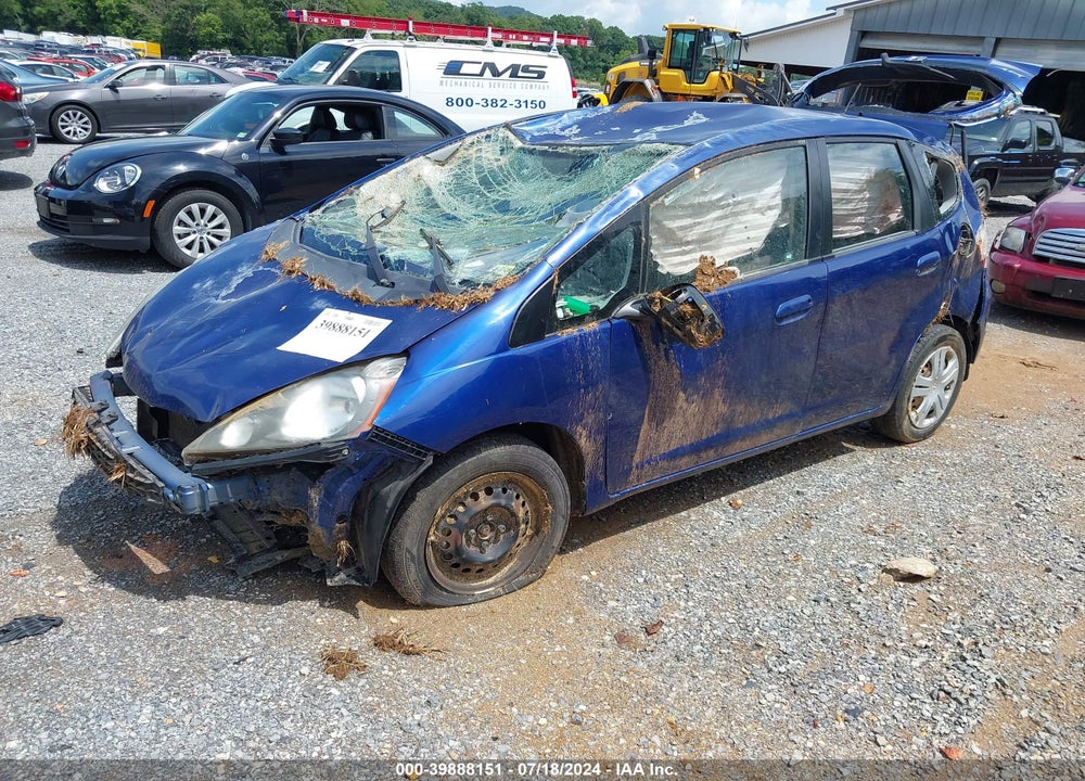 2010 HONDA FIT VIN: JHMGE8G29AC021594