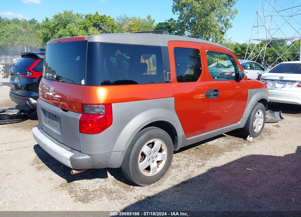 2004 HONDA ELEMENT EX VIN: 5J6YH28664L007551