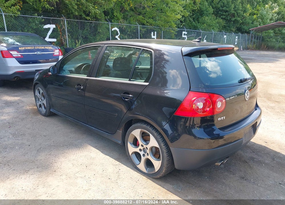 2009 VOLKSWAGEN GTI 4-DOOR VIN: WVWGD71K09W127563