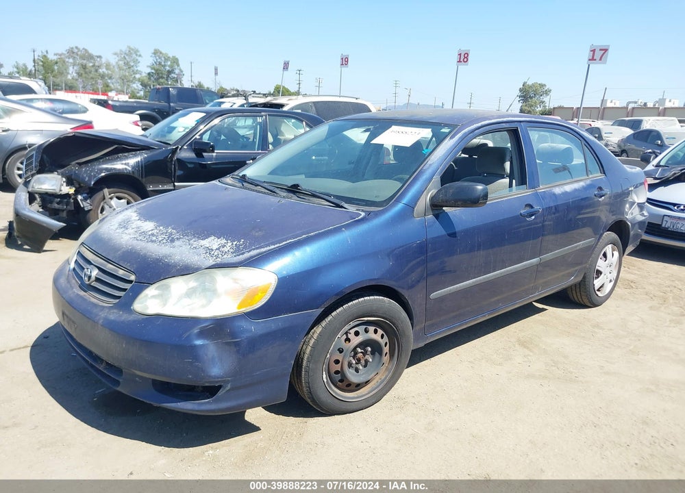 2004 TOYOTA COROLLA CE VIN: 1NXBR32E64Z307076