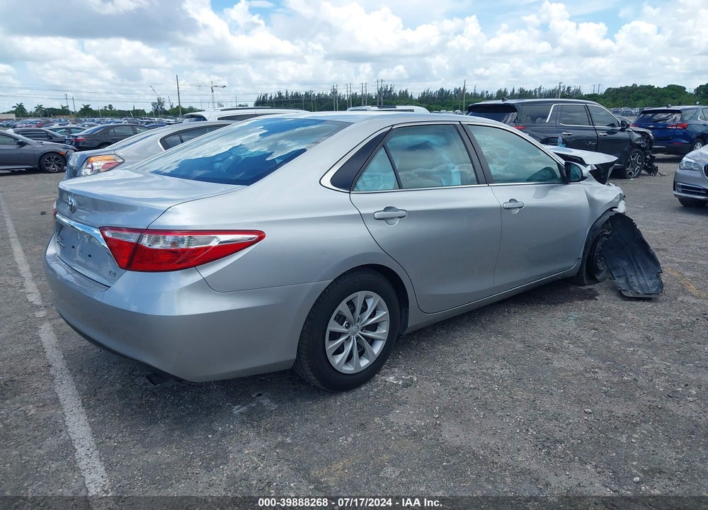2015 TOYOTA CAMRY LE VIN: 4T4BF1FK1FR504372