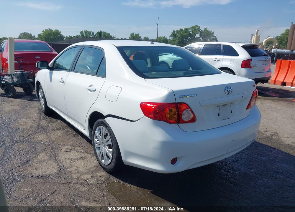 2009 TOYOTA COROLLA XLE VIN: 2T1BU40E79C163800