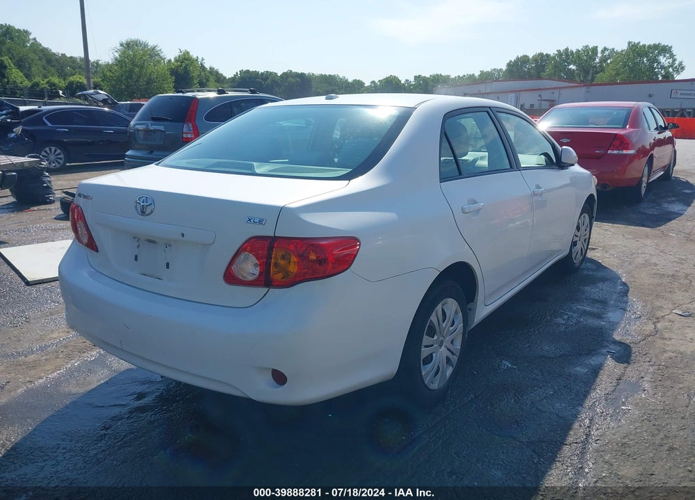 2009 TOYOTA COROLLA XLE VIN: 2T1BU40E79C163800