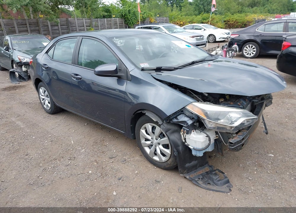 2014 TOYOTA COROLLA LE VIN: 5YFBURHEXEP026295