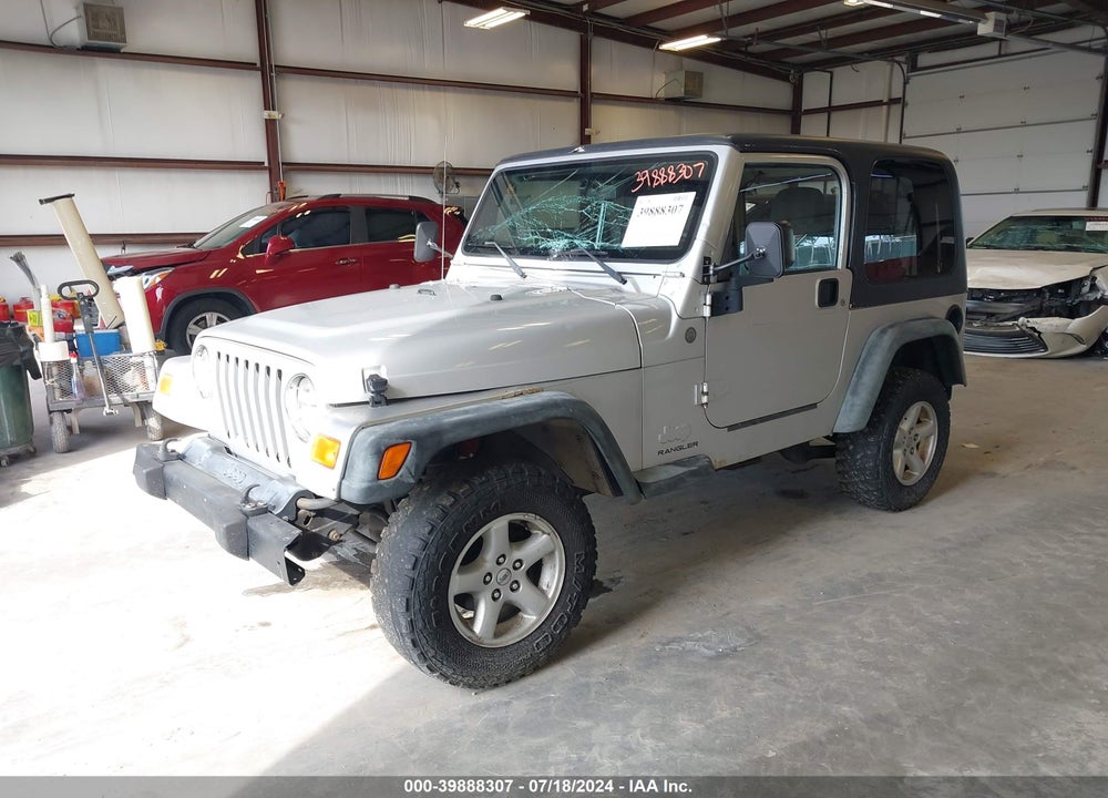 2004 JEEP WRANGLER X VIN: 1J4FA39S94P766877