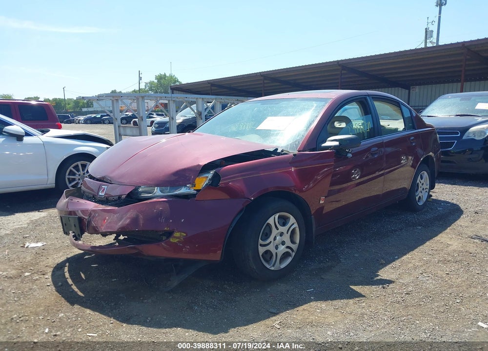 2003 SATURN ION 2 VIN: 1G8AJ52FX3Z186169