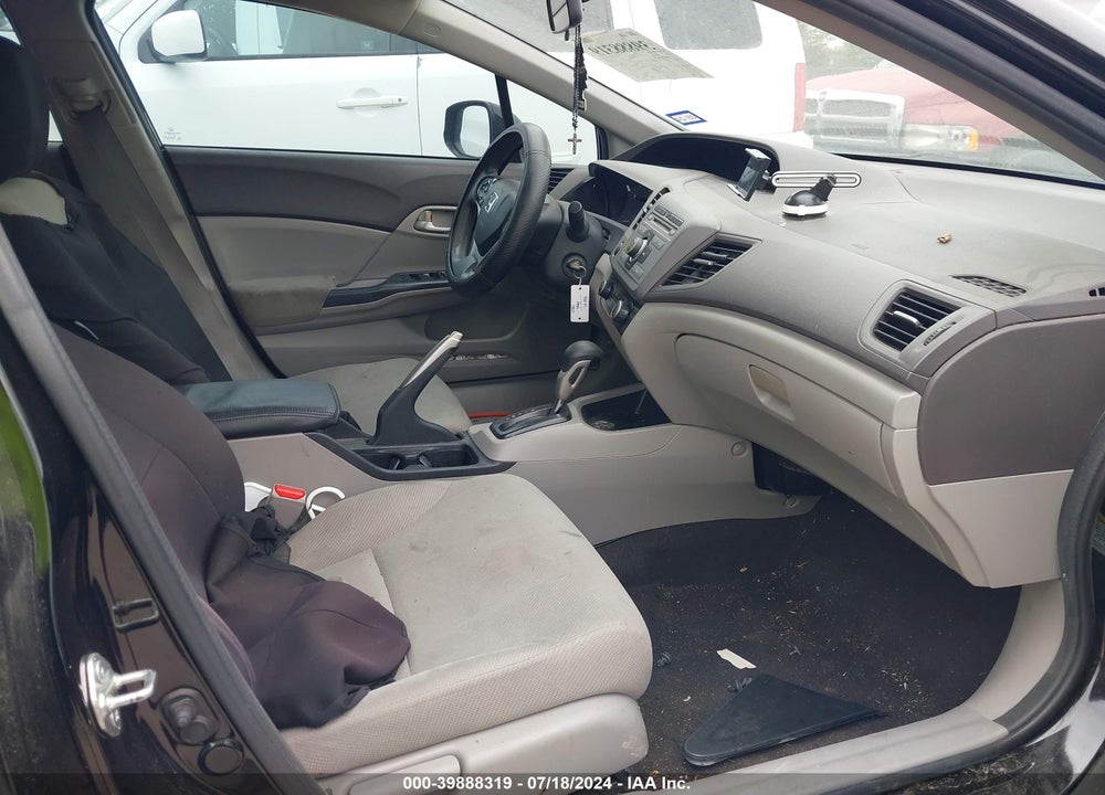 2012 HONDA CIVIC LX VIN: 2HGFB2F54CH604882