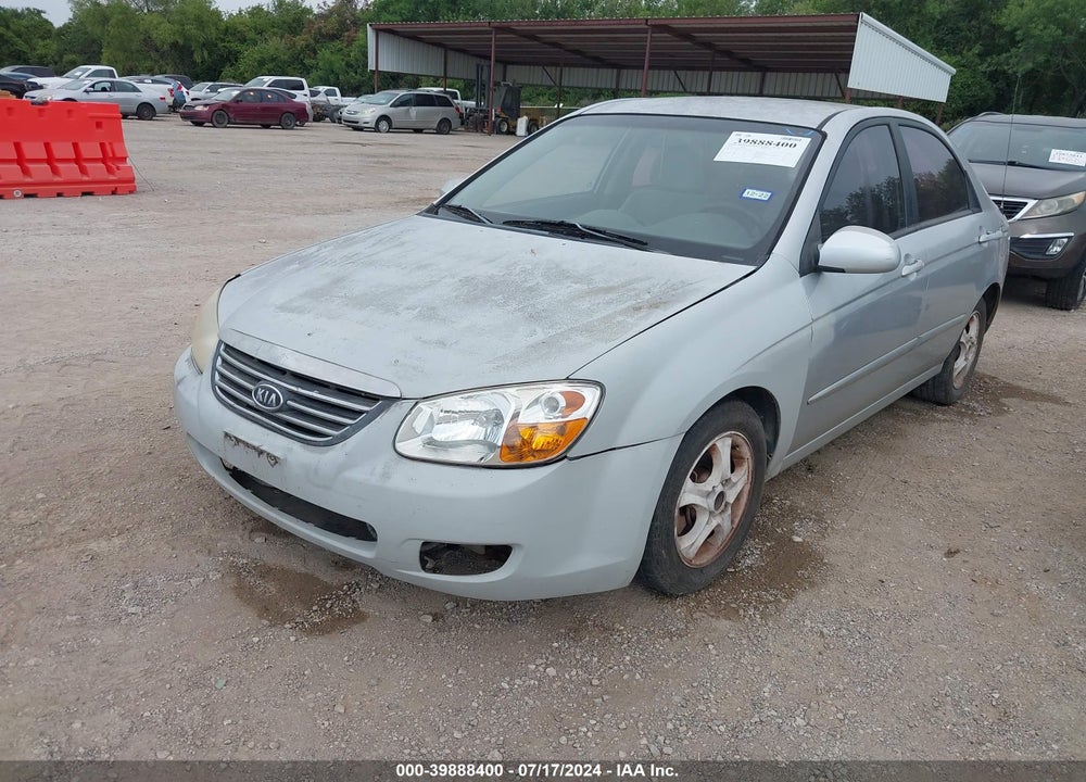 2009 KIA SPECTRA EX VIN: KNAFE221395667834
