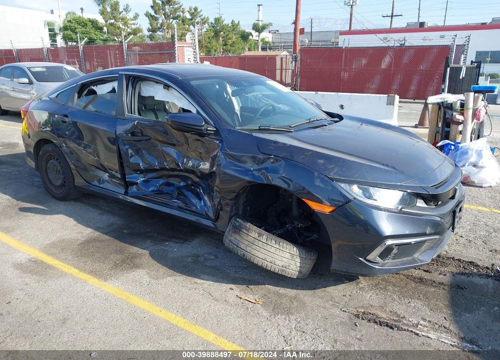 2019 HONDA CIVIC LX VIN: 19XFC2F62KE203846