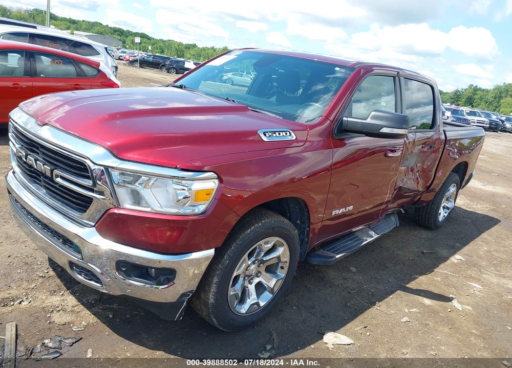 2019 RAM 1500 BIG HORN/LONE STAR 4X4 5'7 BOX VIN: 1C6RRFFG2KN768175