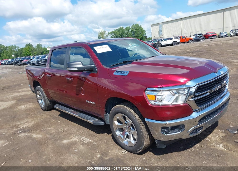 2019 RAM 1500 BIG HORN/LONE STAR 4X4 5'7 BOX VIN: 1C6RRFFG2KN768175
