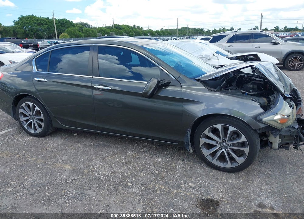 2015 HONDA ACCORD SPORT VIN: 1HGCR2F55FA024008