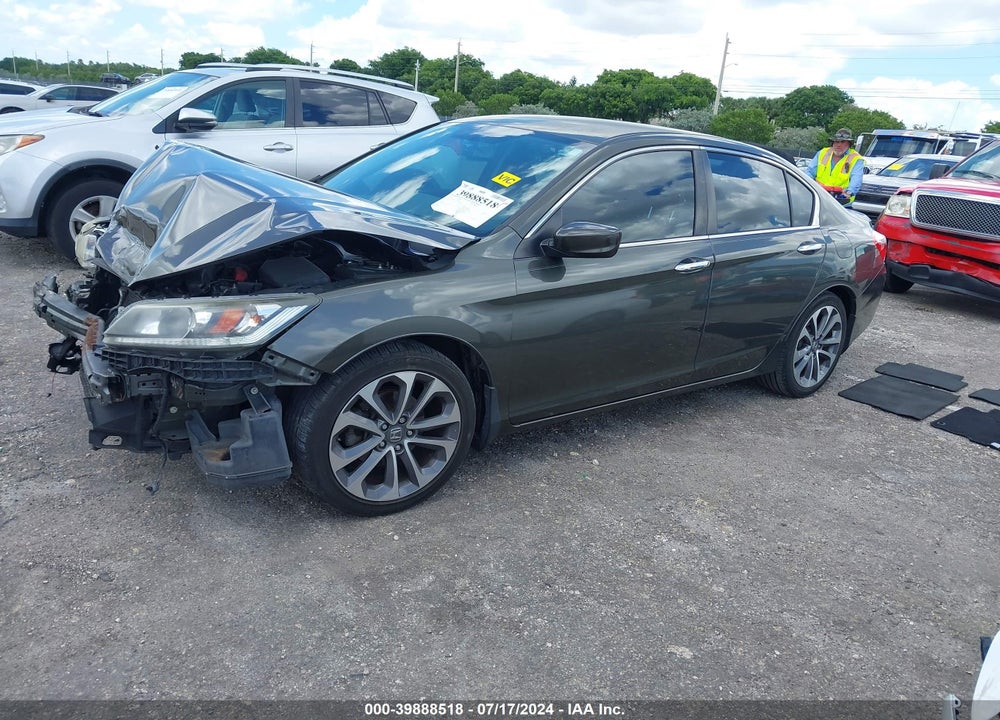 2015 HONDA ACCORD SPORT VIN: 1HGCR2F55FA024008