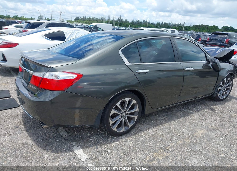 2015 HONDA ACCORD SPORT VIN: 1HGCR2F55FA024008