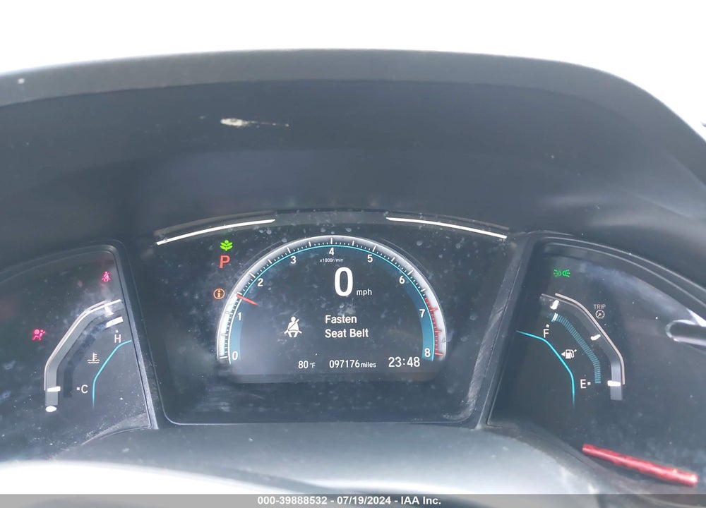 2019 HONDA CIVIC LX VIN: 2HGFC2F65KH526245
