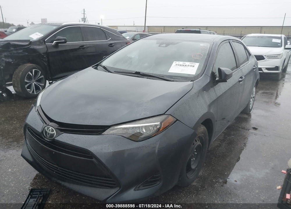 2019 TOYOTA COROLLA LE VIN: 5YFBURHE5KP878002