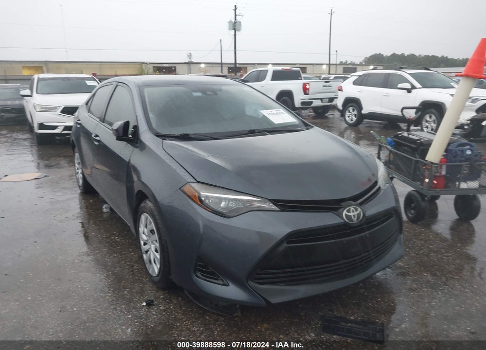 2019 TOYOTA COROLLA LE VIN: 5YFBURHE5KP878002