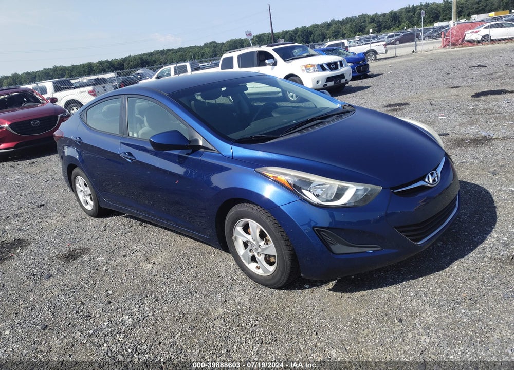 2015 HYUNDAI ELANTRA SE VIN: 5NPDH4AEXFH575889