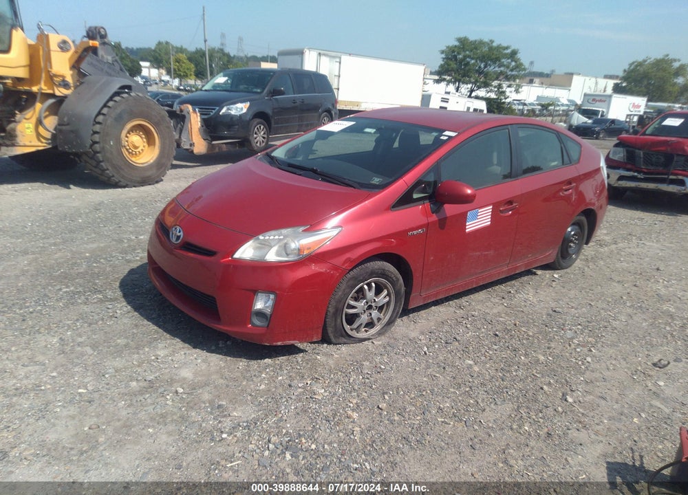 2011 TOYOTA PRIUS TWO VIN: JTDKN3DU6B5318882
