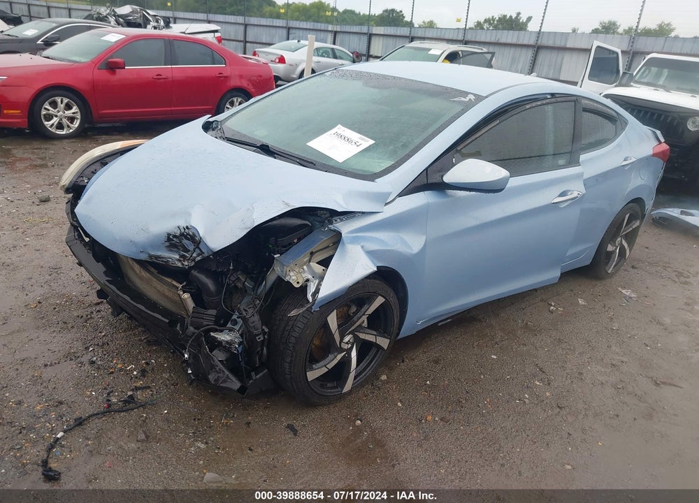 2012 HYUNDAI ELANTRA VIN: KMHDH4AE5CU304509