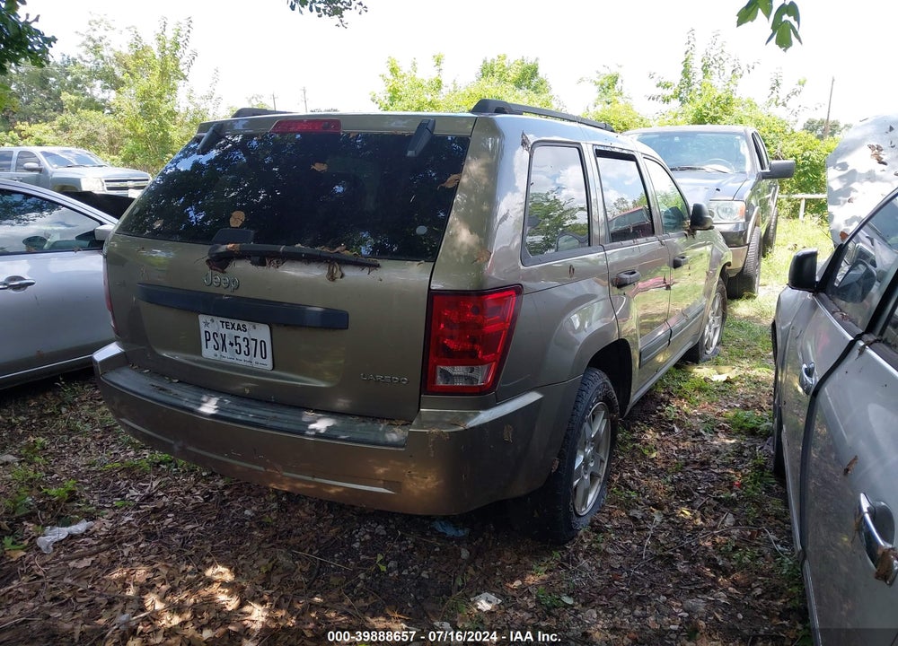 2005 JEEP GRAND CHEROKEE LAREDO VIN: 1J4GS48K65C524632