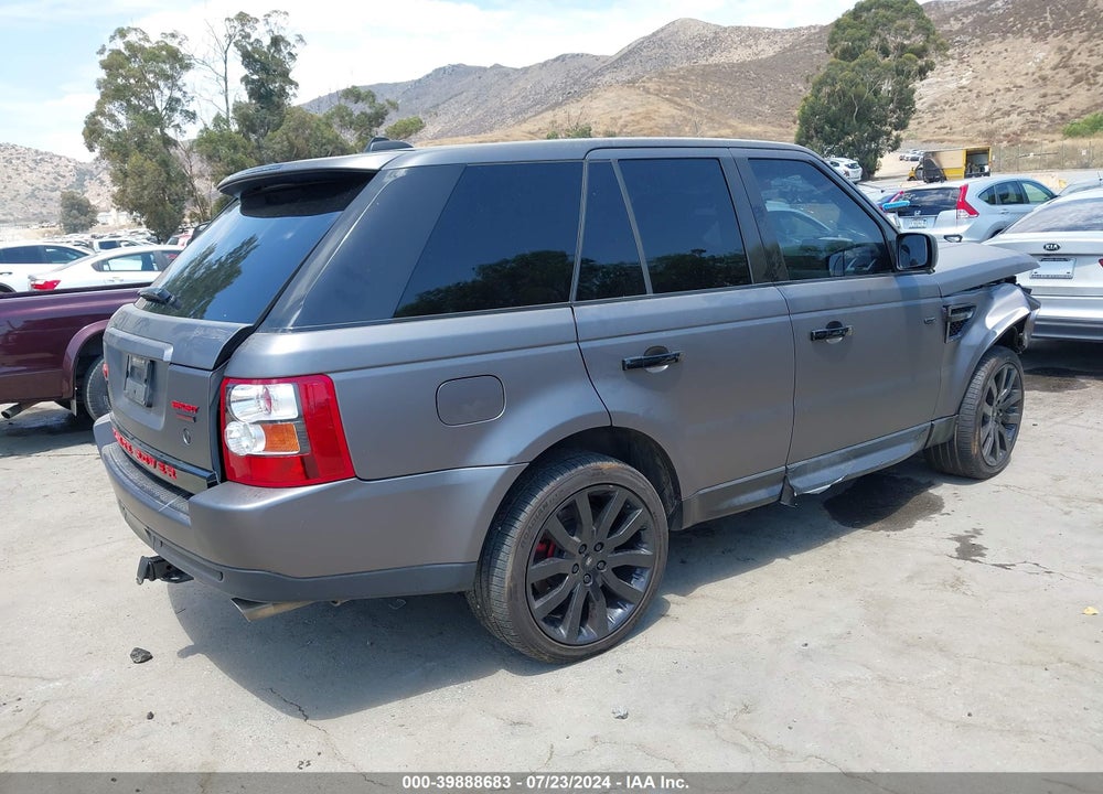 2007 LAND ROVER RANGE ROVER SPORT SUPERCHARGED VIN: SALSH23437A108699