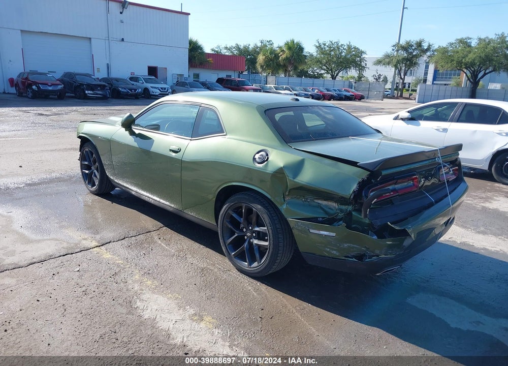 2022 DODGE CHALLENGER SXT VIN: 2C3CDZAG7NH151295