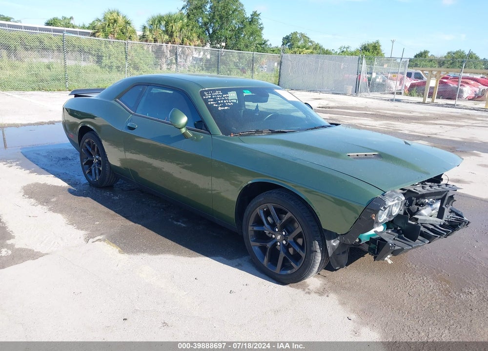 2022 DODGE CHALLENGER SXT VIN: 2C3CDZAG7NH151295