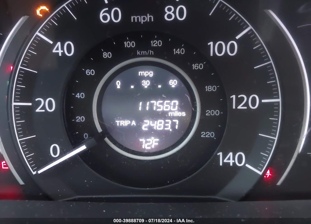 2012 HONDA CR-V EX-L VIN: 5J6RM3H74CL004578