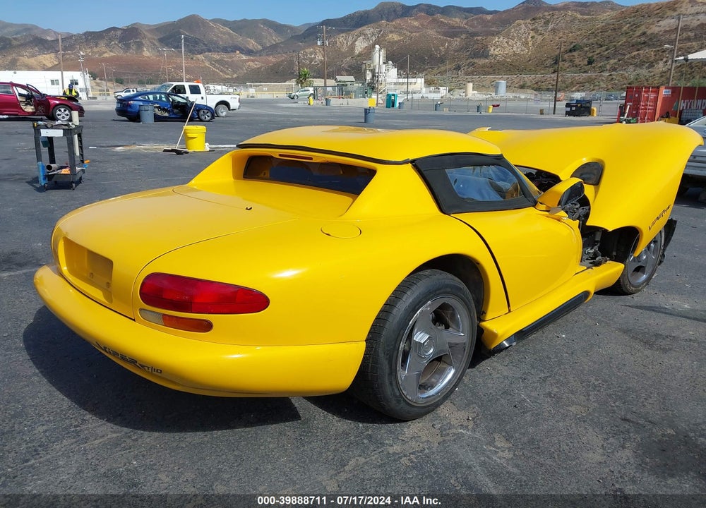 1994 DODGE VIPER RT-10 VIN: 1B3BR65E9RV102873