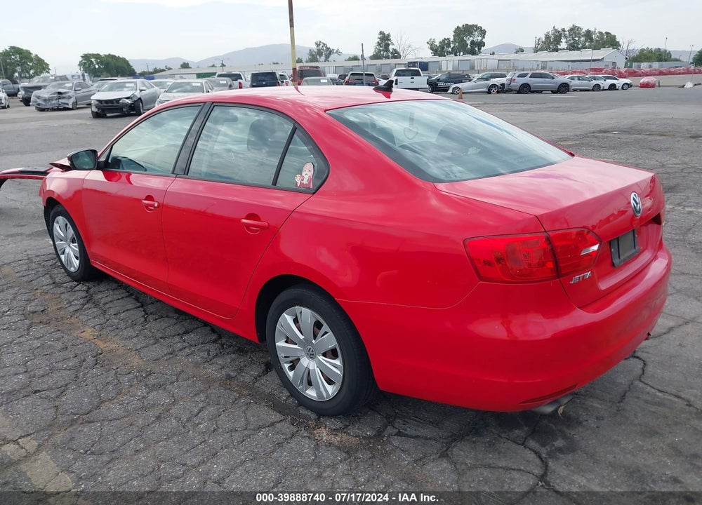 2014 VOLKSWAGEN JETTA 1.8T SE VIN: 3VWD17AJ3EM420156