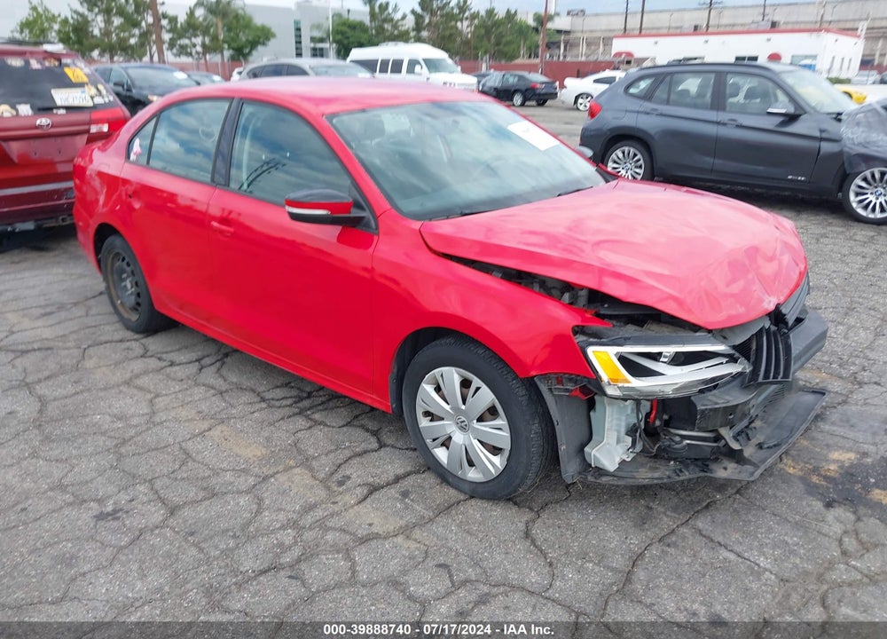 2014 VOLKSWAGEN JETTA 1.8T SE VIN: 3VWD17AJ3EM420156