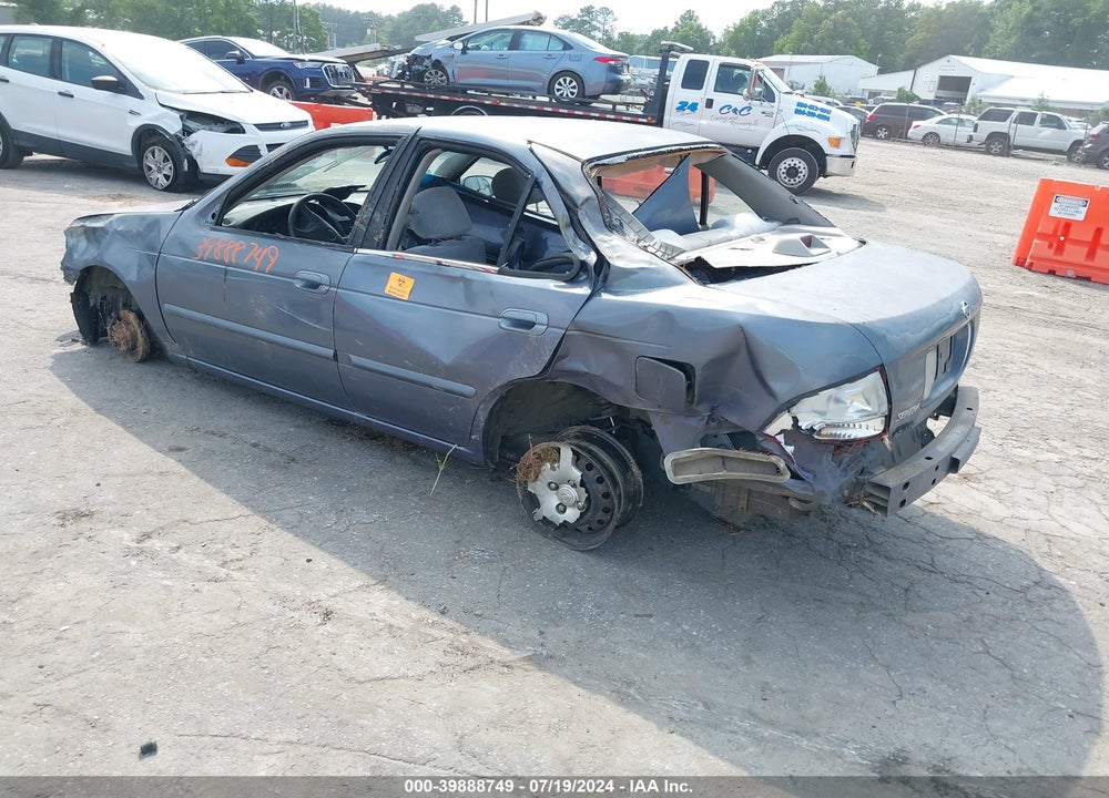 2000 NISSAN SENTRA GXE/XE VIN: 3N1CB51D2YL351662