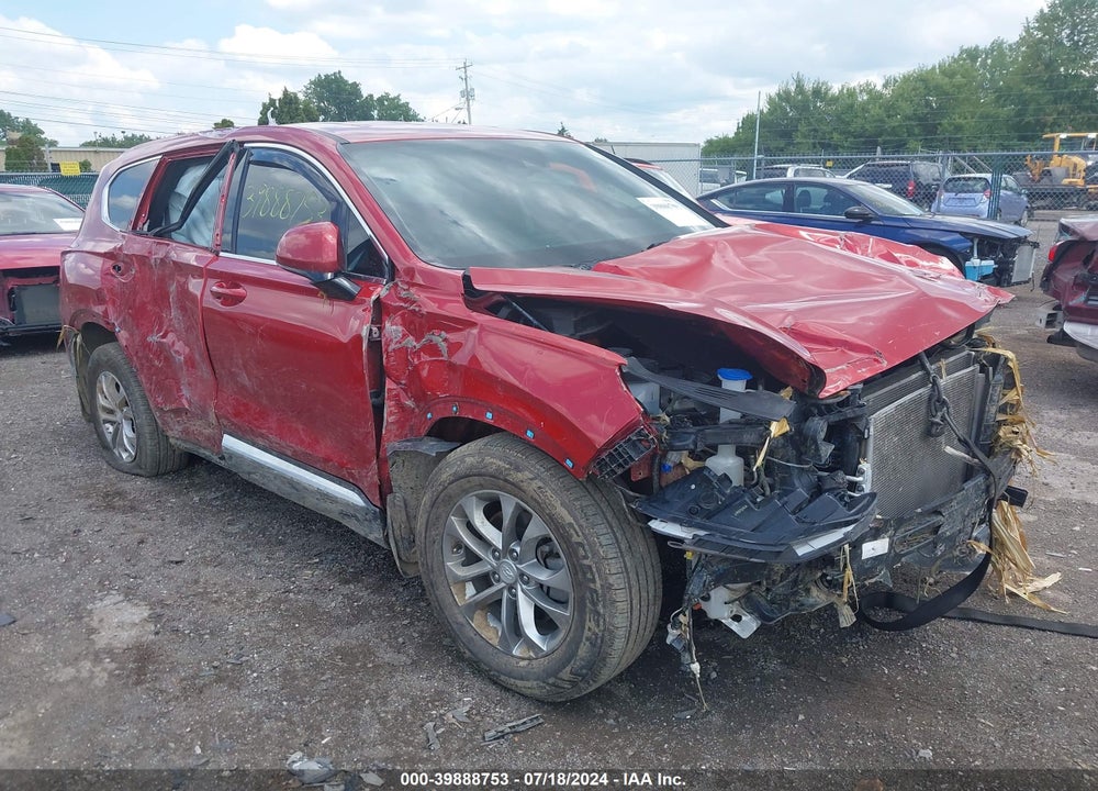 2020 HYUNDAI SANTA FE SEL VIN: 5NMS3CAD6LH177479