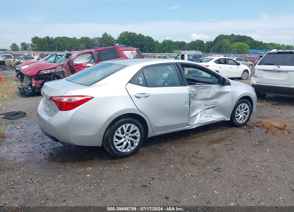 2019 TOYOTA COROLLA LE VIN: 5YFBURHE0KP918602