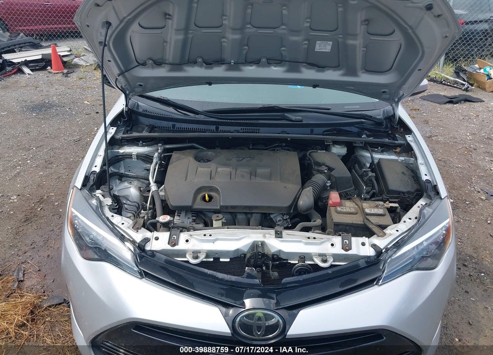 2019 TOYOTA COROLLA LE VIN: 5YFBURHE0KP918602