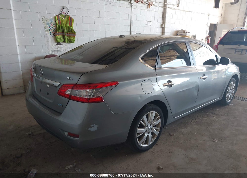 2013 NISSAN SENTRA SL VIN: 3N1AB7AP3DL665618
