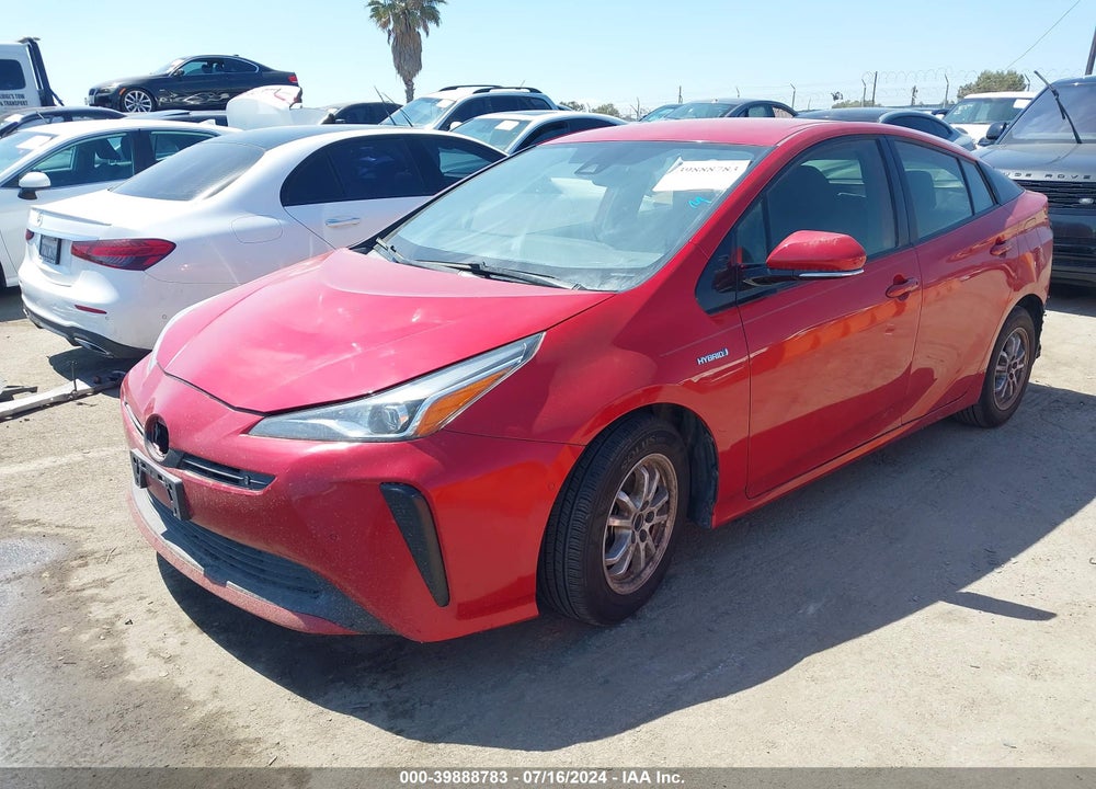 2019 TOYOTA PRIUS LE VIN: JTDKARFU6K3100433