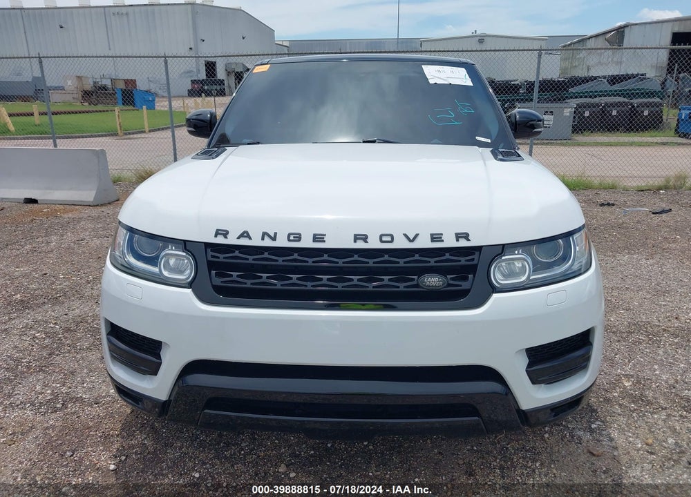 2016 LAND ROVER RANGE ROVER SPORT 3.0L V6 SUPERCHARGED SE VIN: SALWG2VF6GA558091