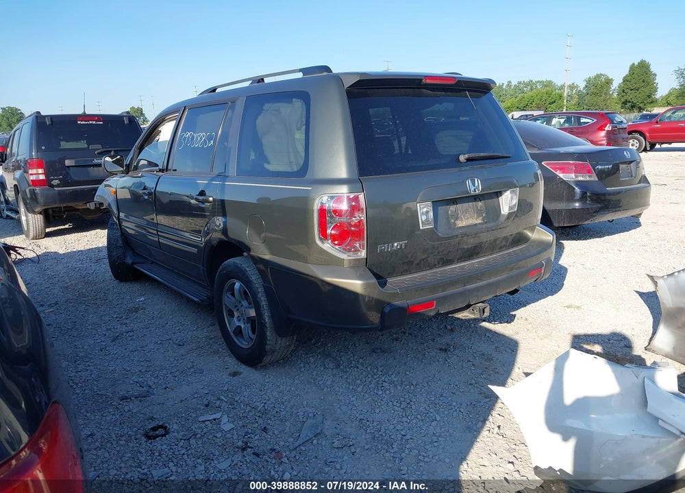 2006 HONDA PILOT EX-L VIN: 5FNYF28576B031382