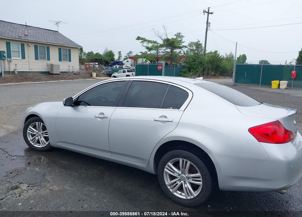 2011 INFINITI G37X VIN: JN1CV6AR5BM400505