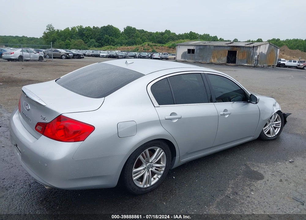 2011 INFINITI G37X VIN: JN1CV6AR5BM400505
