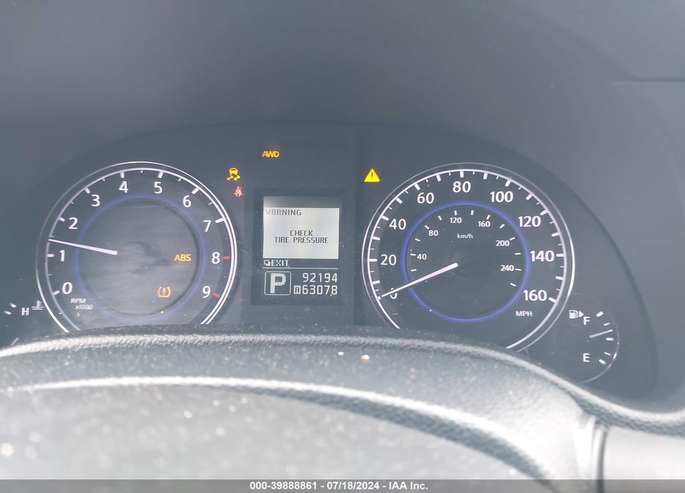 2011 INFINITI G37X VIN: JN1CV6AR5BM400505
