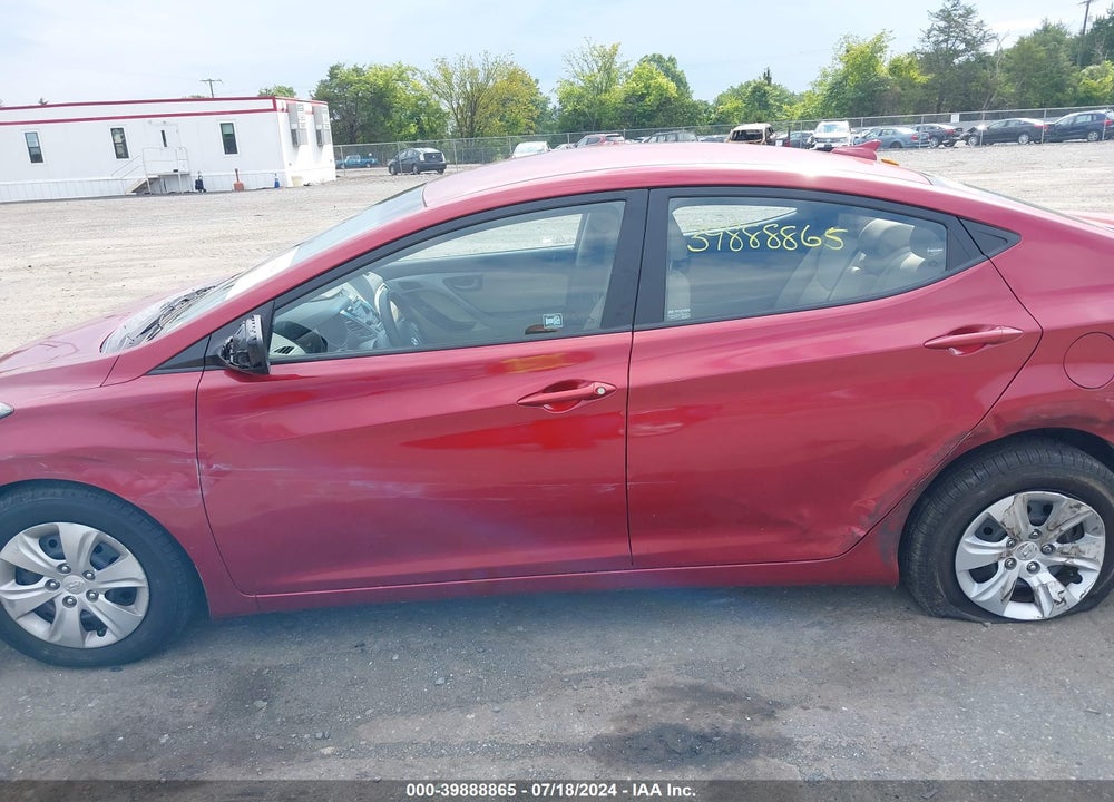 2016 HYUNDAI ELANTRA SE VIN: 5NPDH4AE0GH782065