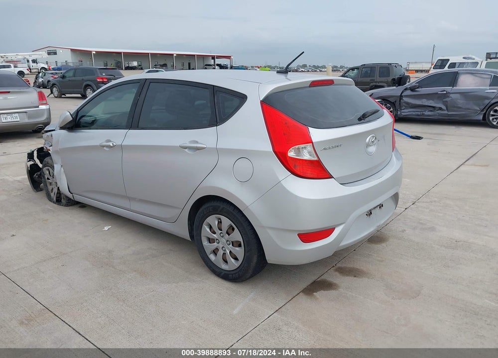 2016 HYUNDAI ACCENT SE VIN: KMHCT5AE7GU280591