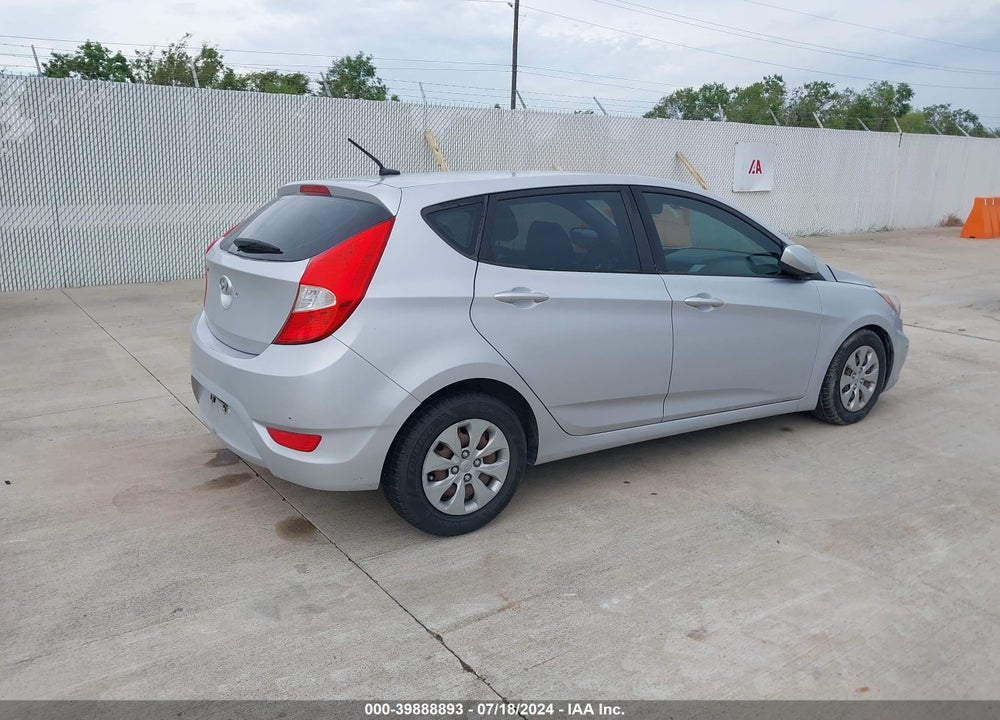 2016 HYUNDAI ACCENT SE VIN: KMHCT5AE7GU280591