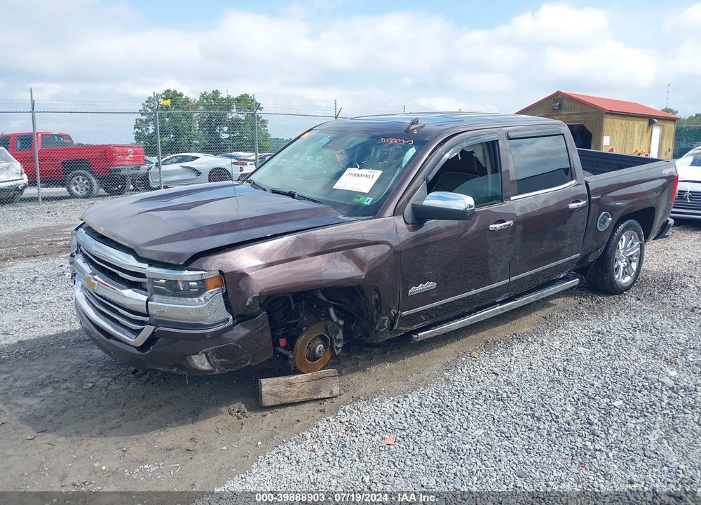 2016 CHEVROLET SILVERADO 1500 HIGH COUNTRY VIN: 3GCUKTEC2GG207804